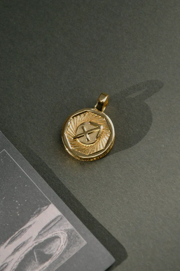 Air Anchor Charm Necklaces Trip Around the Sun Zodiac Charm