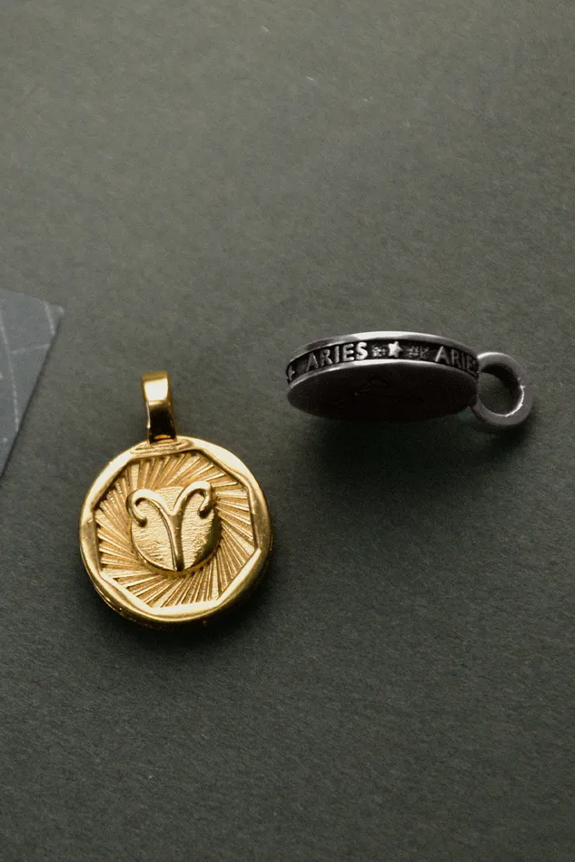 Air Anchor Charm Necklaces Trip Around the Sun Zodiac Charm