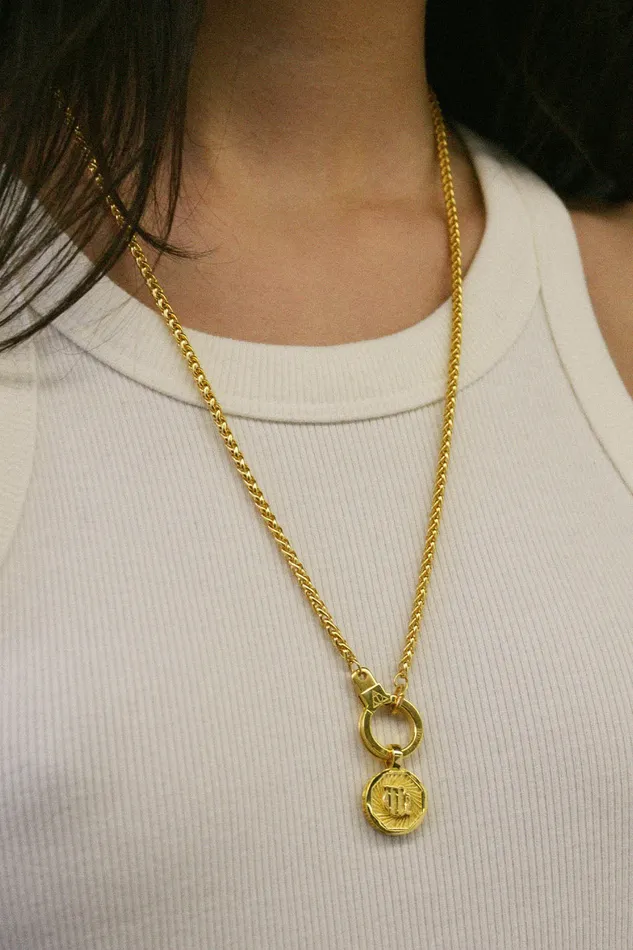Air Anchor Charm Necklaces Trip Around the Sun Zodiac Charm