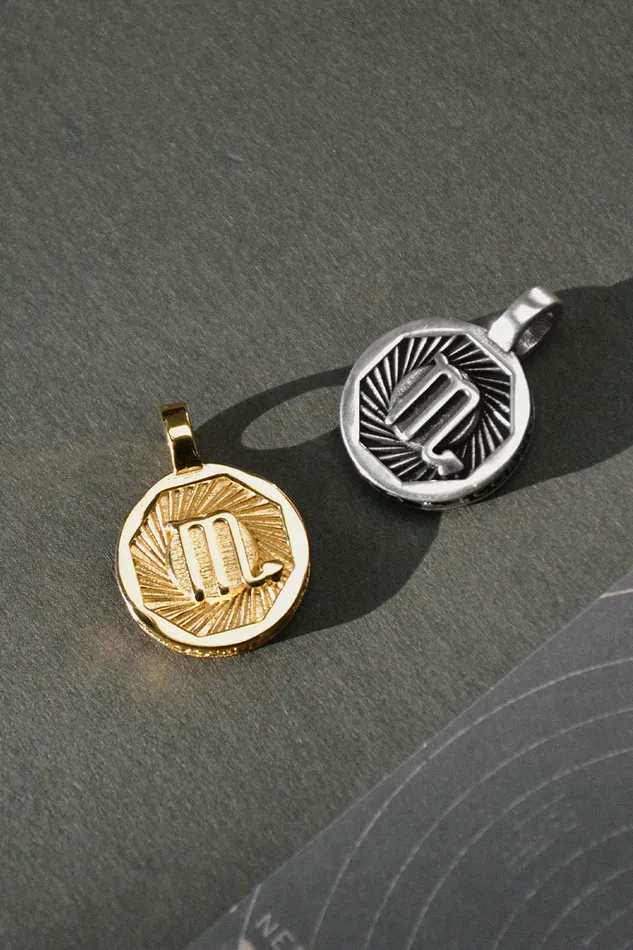 Air Anchor Charm Necklaces Trip Around the Sun Zodiac Charm