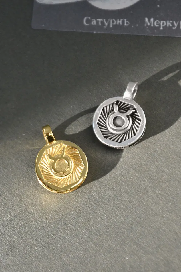 Air Anchor Charm Necklaces Trip Around the Sun Zodiac Charm
