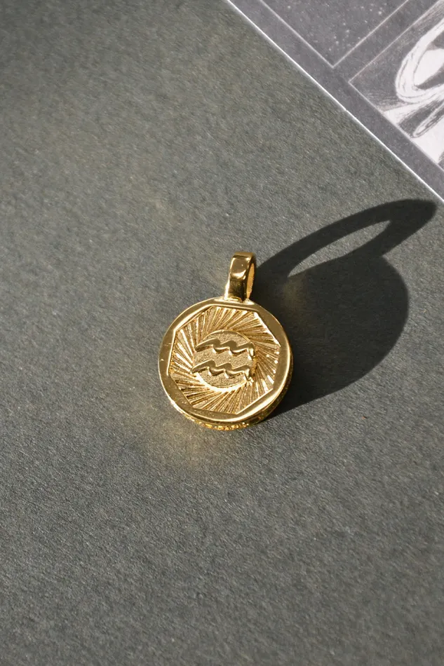 Air Anchor Charm Necklaces Trip Around the Sun Zodiac Charm