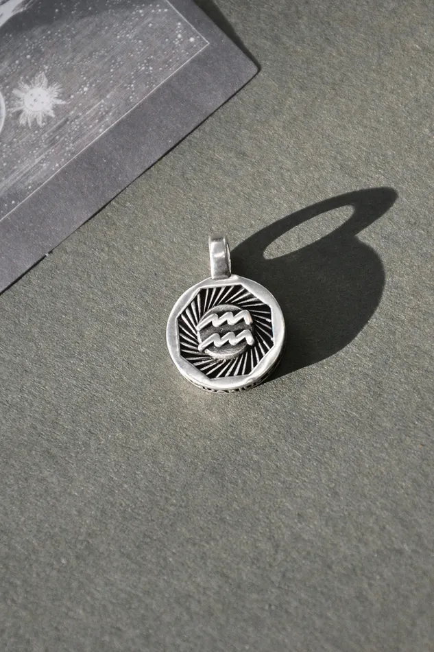 Air Anchor Charm Necklaces Trip Around the Sun Zodiac Charm