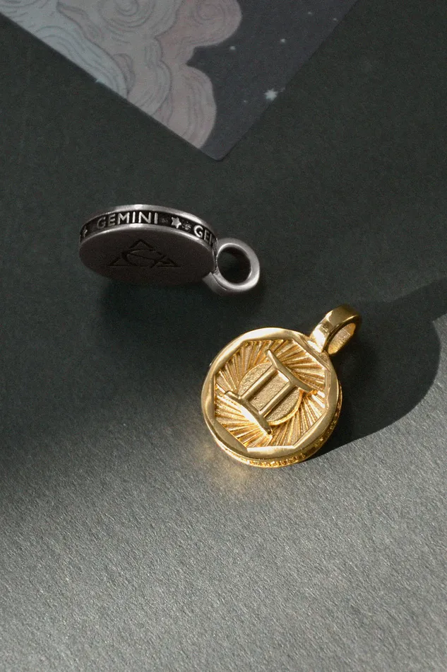 Air Anchor Charm Necklaces Trip Around the Sun Zodiac Charm