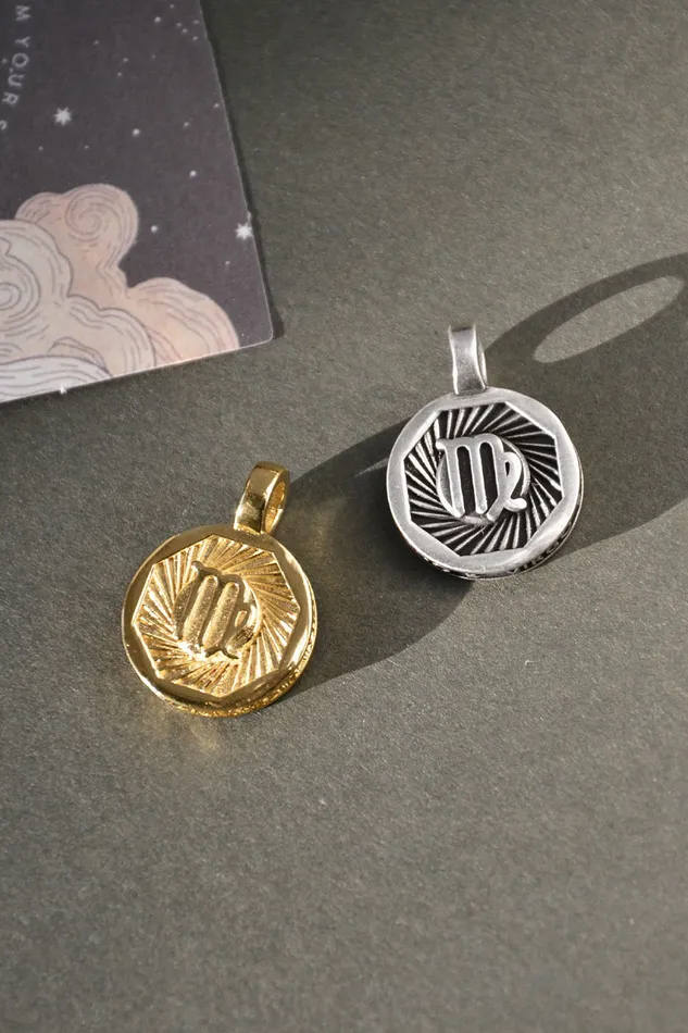 Air Anchor Charm Necklaces Trip Around the Sun Zodiac Charm