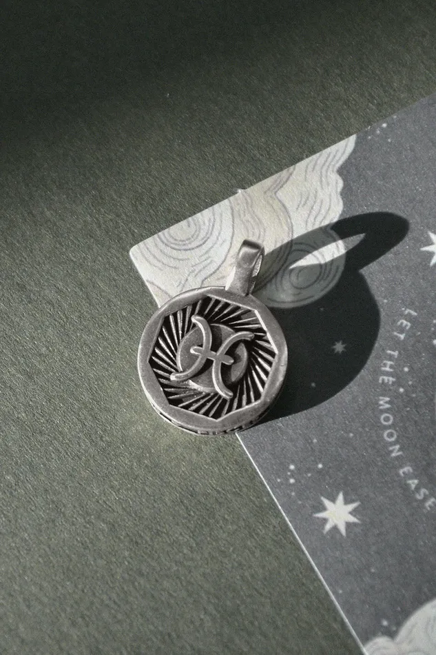 Air Anchor Charm Necklaces Trip Around the Sun Zodiac Charm