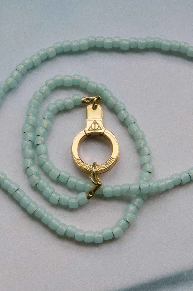 Air Anchor Stainless Steel Anything Could Happen Necklace with Cuff Keeper Necklaces