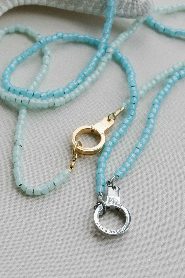 Air Anchor Stainless Steel Anything Could Happen Necklace with Cuff Keeper Necklaces