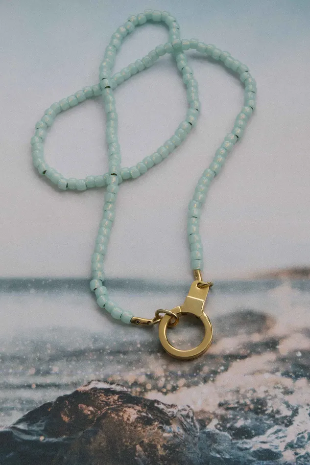 Air Anchor Stainless Steel Anything Could Happen Necklace with Cuff Keeper Necklaces