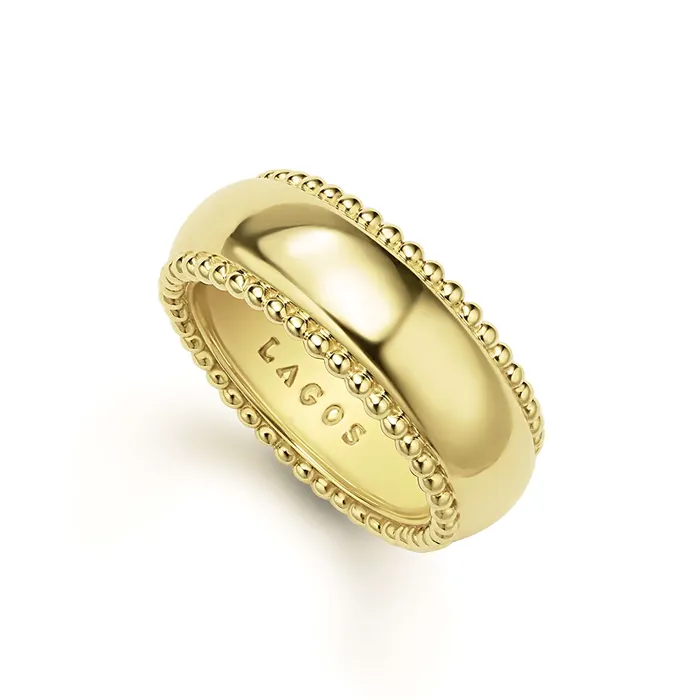 Anthem 18K Gold Band Ring LAGOS Rings