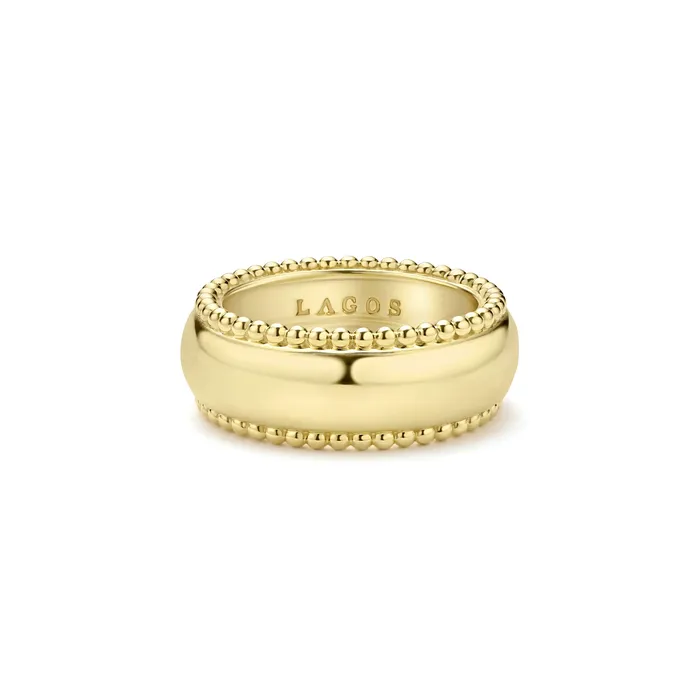 Anthem 18K Gold Band Ring LAGOS Rings Anthem 18K Gold Band Ring LAGOS Rings