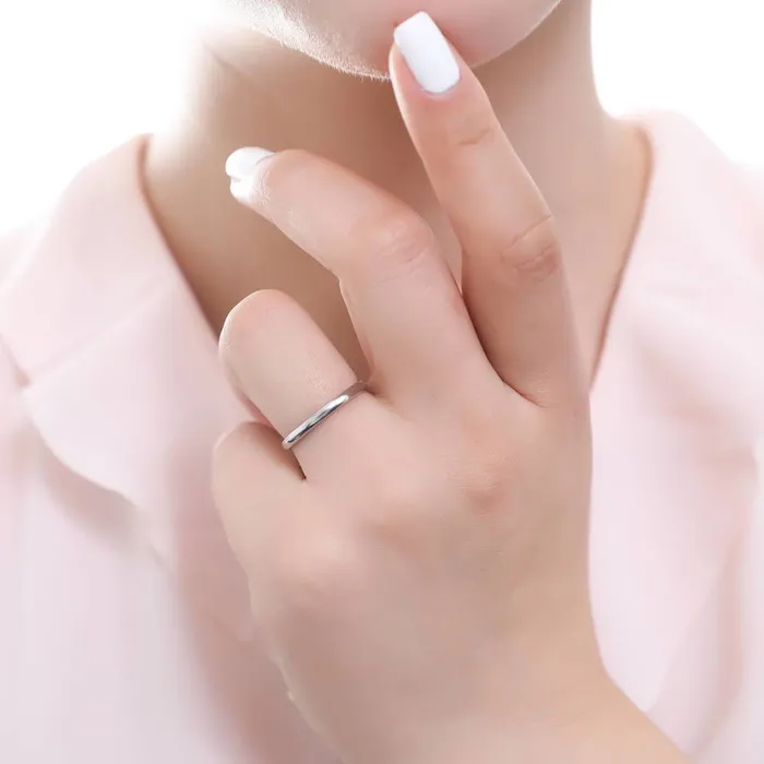 BERRICLE Rings 3Stone 1ct Emerald Cut CZ Ring Set in Sterling Silver