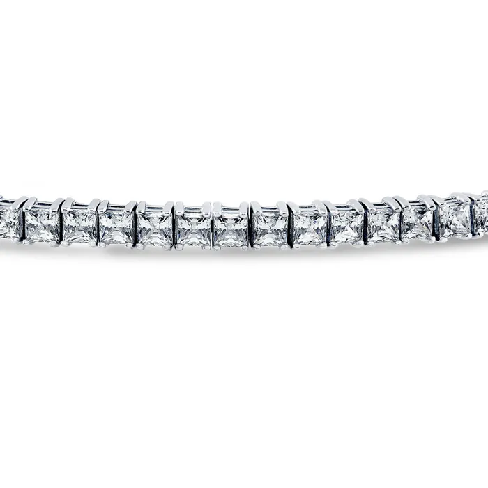 Bracelets BERRICLE Princess CZ Tennis Bracelet in Sterling Silver