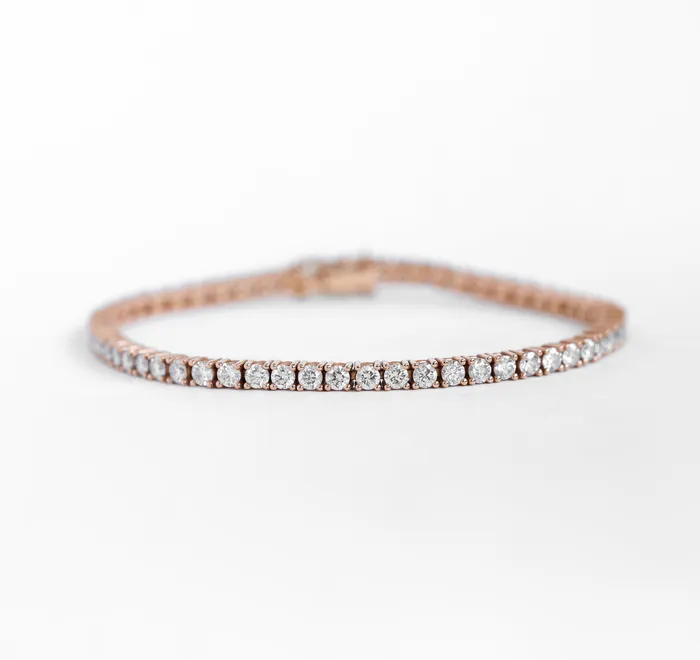 Bracelets Capucinne Diamond Tennis Bracelet 18K Rose Gold