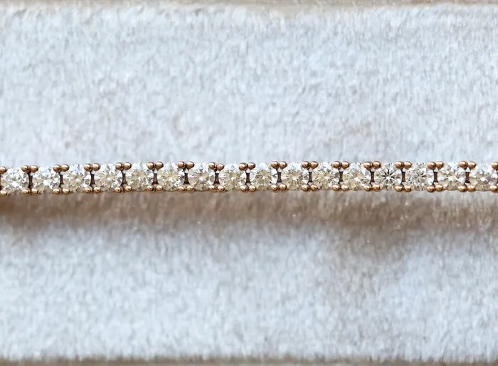 Bracelets Capucinne Diamond Tennis Bracelet 18K Rose Gold
