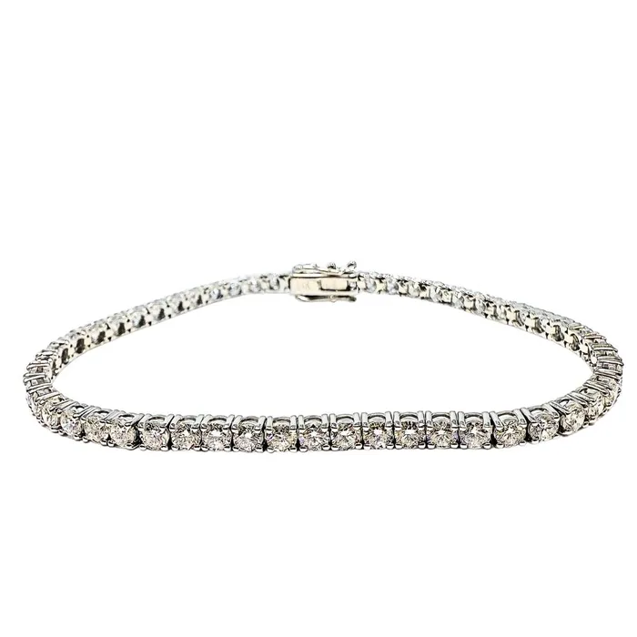Bracelets Jewelry 14K White Gold Lab Grown 6ct Diamond Tennis Bracelet