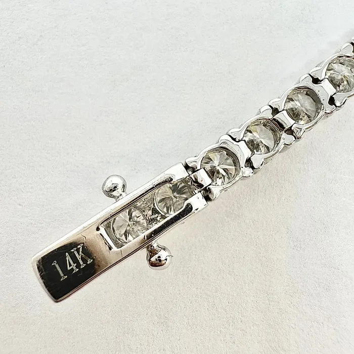 Bracelets Jewelry 14K White Gold Lab Grown 6ct Diamond Tennis Bracelet