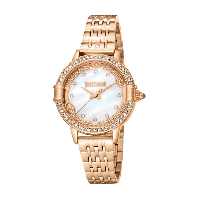 Bracelets Just Cavalli Womens Rose Gold Watch with White MOP Dial and Rose Gold Bracelet Just Cavalli Bracelets Just Cavalli Womens Rose Gold Watch with White MOP Dial and Rose Gold Bracelet Just Cavalli