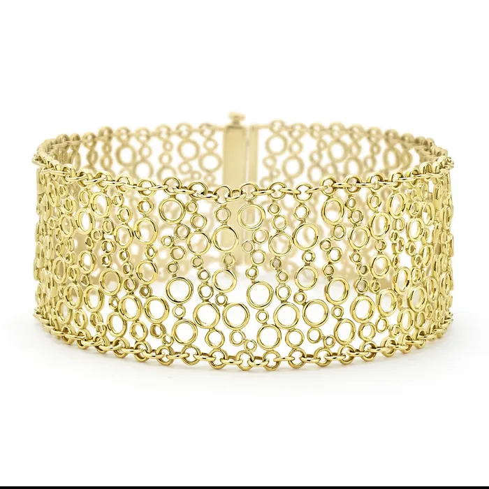Bracelets Studio 18K Gold Circle Link Bracelet LAGOS