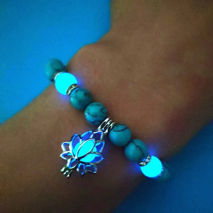 Bracelets wickedafstore Healing Stone AntiAnxiety Glow Bracelet