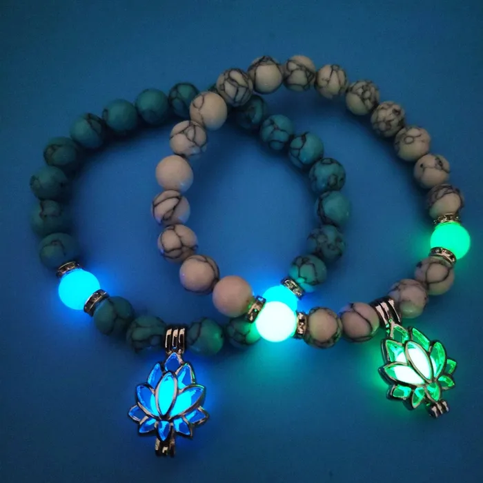 Bracelets wickedafstore Healing Stone AntiAnxiety Glow Bracelet