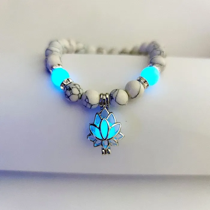Bracelets wickedafstore Healing Stone AntiAnxiety Glow Bracelet