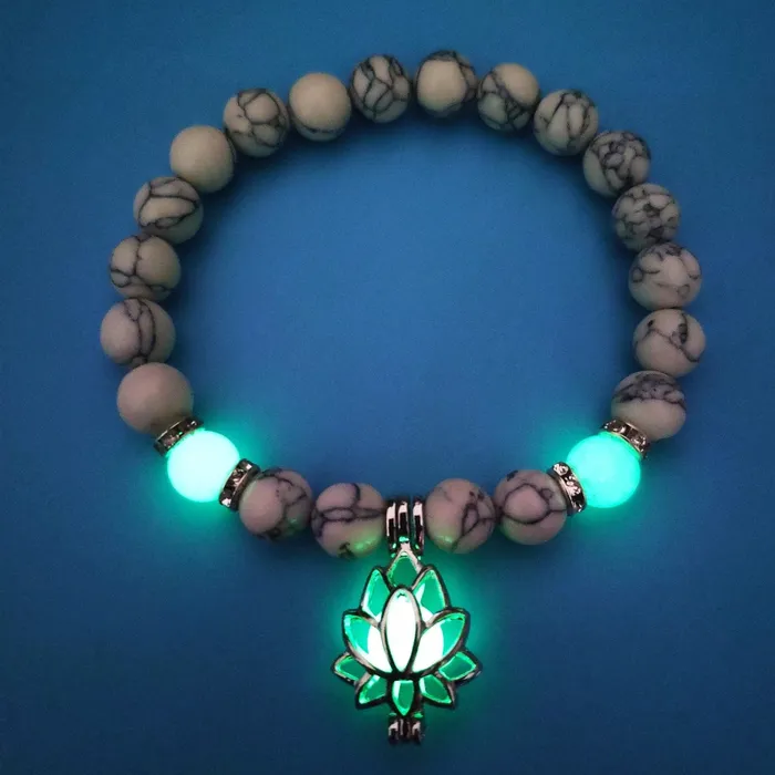 Bracelets wickedafstore Healing Stone AntiAnxiety Glow Bracelet