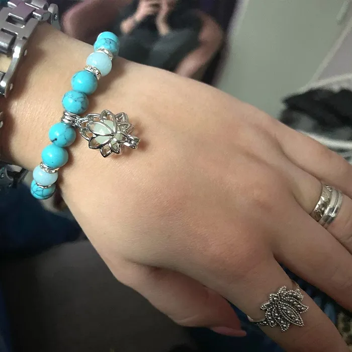 Bracelets wickedafstore Healing Stone AntiAnxiety Glow Bracelet