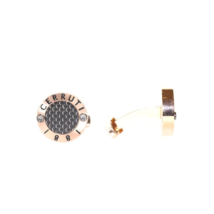 Cerruti Earrings Cerruti Cufflinks Rose Gold Plated
