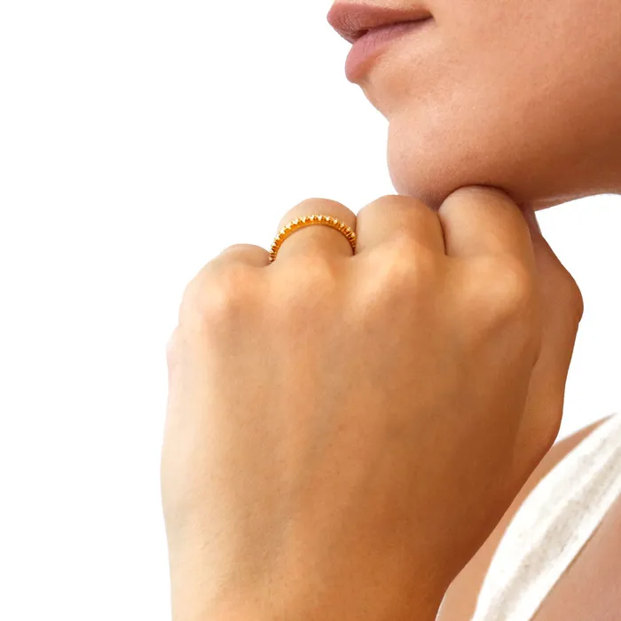 CZ Eternity Ring Set in Sterling Silver BERRICLE Rings