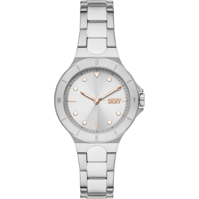 Dkny Bracelets DKNY Chambers Womens Silver Dial Stainless Steel watch
