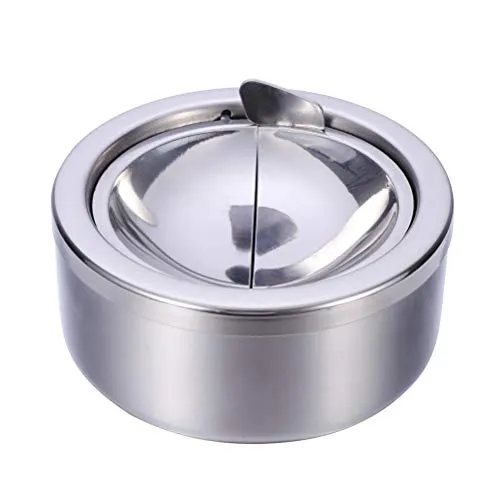 Dropshipped via Social Commerce Network Bracelets ELBME 2 Pcs Round Windproof Cigarette Ashtray Stainless Steel Tabletop Ashtray Desktop Smoking Ash Tray for Smokers Dropshipped via Social Commerce Network Bracelets ELBME 2 Pcs Round Windproof Cigarette Ashtray Stainless Steel Tabletop Ashtray Desktop Smoking Ash Tray for Smokers