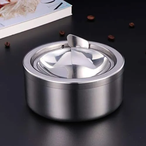 Dropshipped via Social Commerce Network Bracelets ELBME 2 Pcs Round Windproof Cigarette Ashtray Stainless Steel Tabletop Ashtray Desktop Smoking Ash Tray for Smokers Dropshipped via Social Commerce Network Bracelets ELBME 2 Pcs Round Windproof Cigarette Ashtray Stainless Steel Tabletop Ashtray Desktop Smoking Ash Tray for Smokers