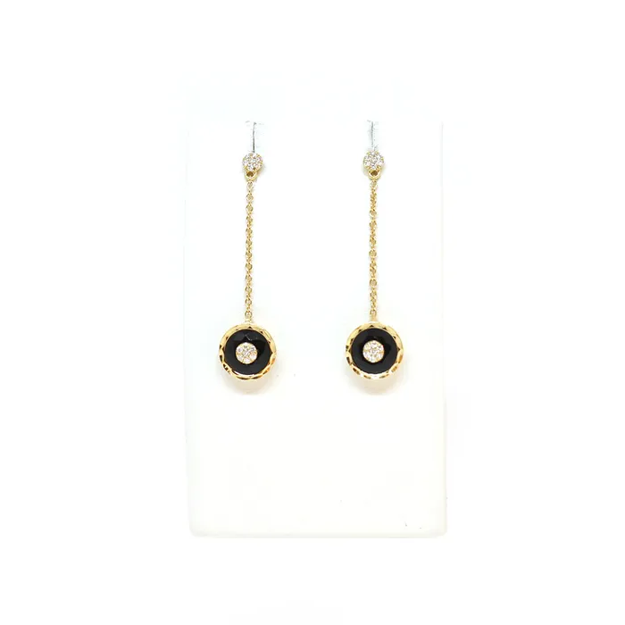 Earrings Korloff Korloff Yellow Gold Earrings With Diamonds
