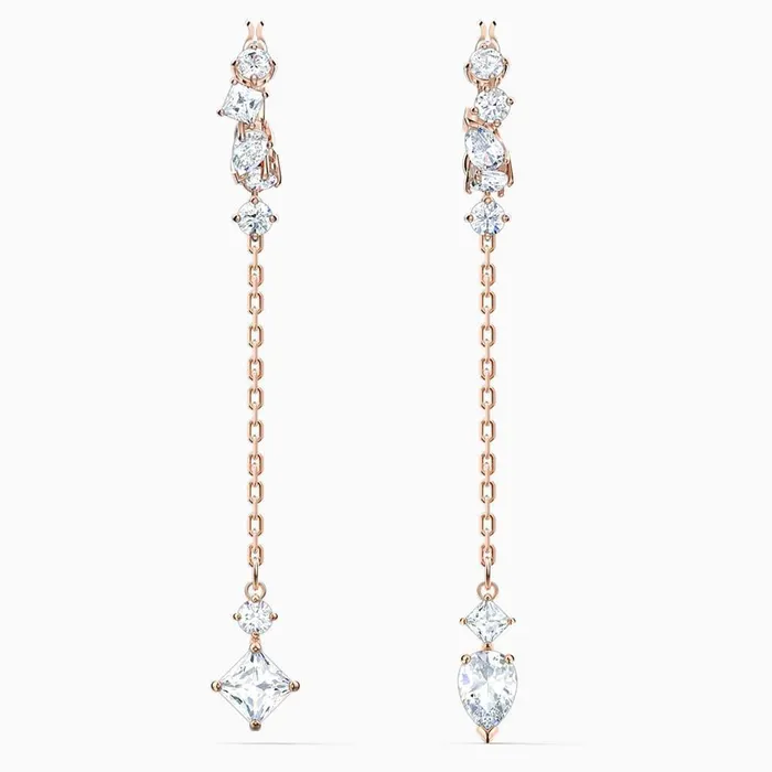 Earrings Swarovski Swarovski Attract Pierced Earrings White One Size