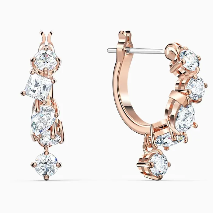 Earrings Swarovski Swarovski Attract Pierced Earrings White One Size Earrings Swarovski Swarovski Attract Pierced Earrings White One Size