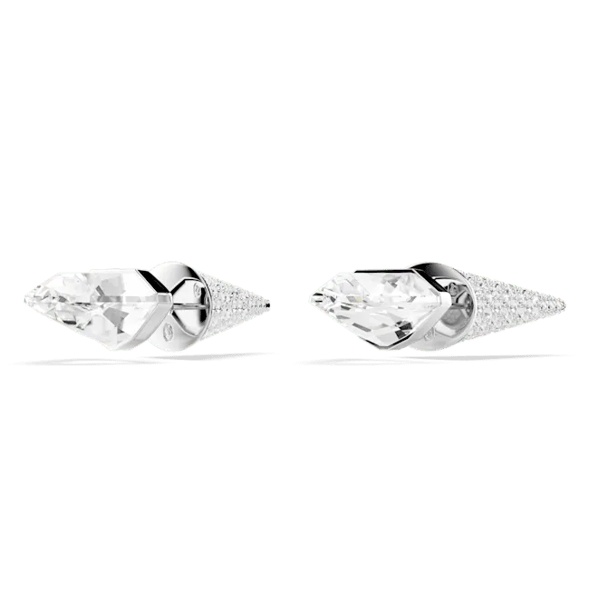 Earrings Swarovski Swarovski Lucent Stud Earrings Pave Spike White Rhodium plated