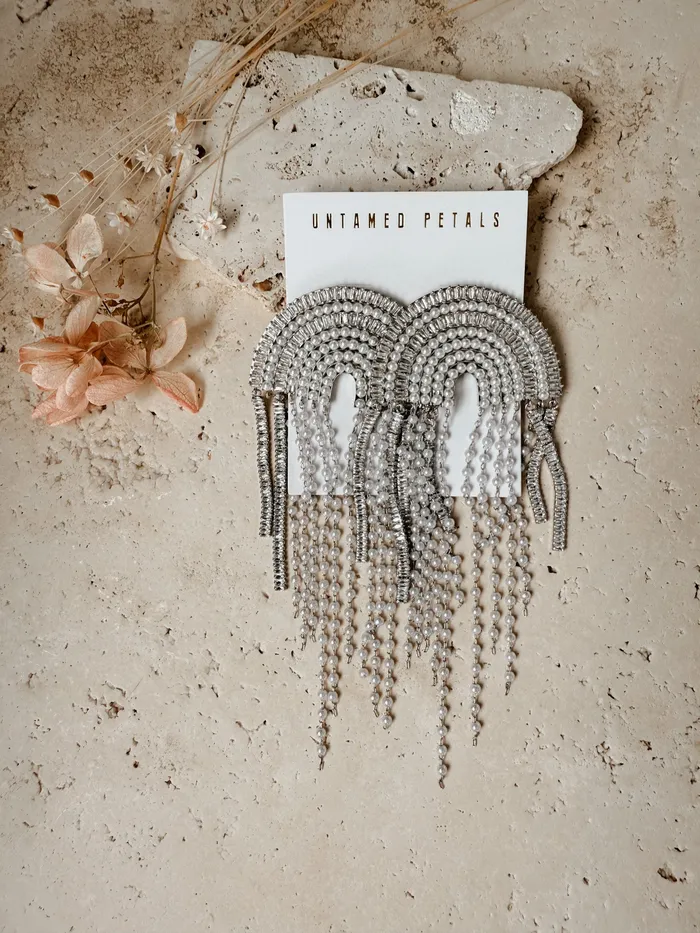 Earrings Untamed Petals Cascade Earrings SAMPLE SALE