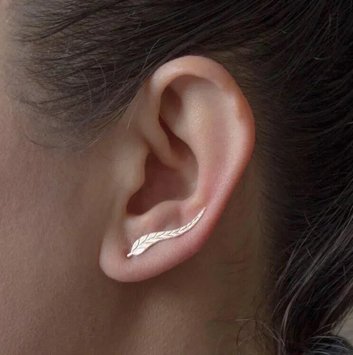 Feather Stud Earrings WickedAF Earrings