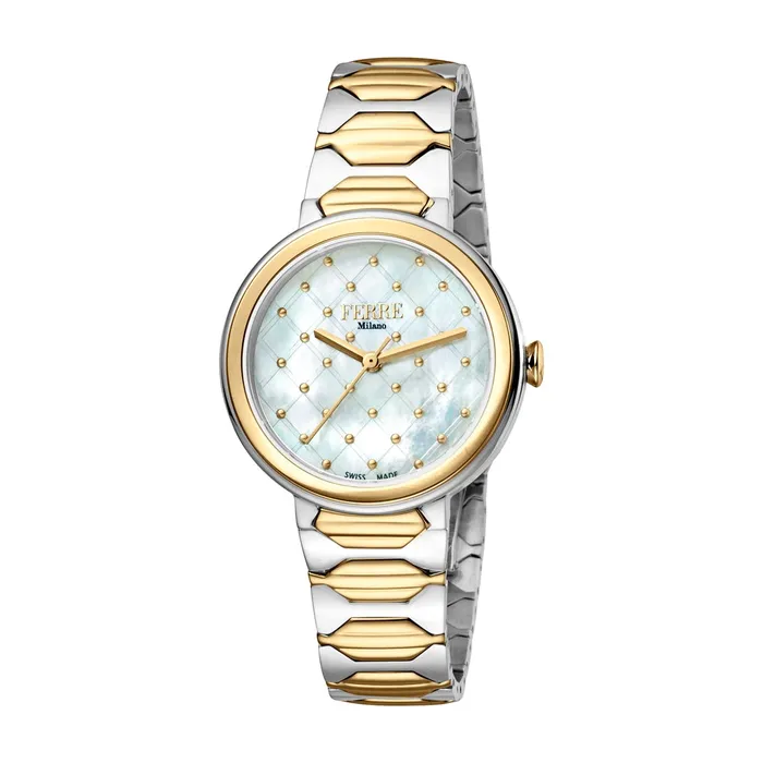 Ferre Milano Rings Ferre Milano Two Tone Ladies Watch With Mother Of Pearl Dial Ferre Milano Rings Ferre Milano Two Tone Ladies Watch With Mother Of Pearl Dial