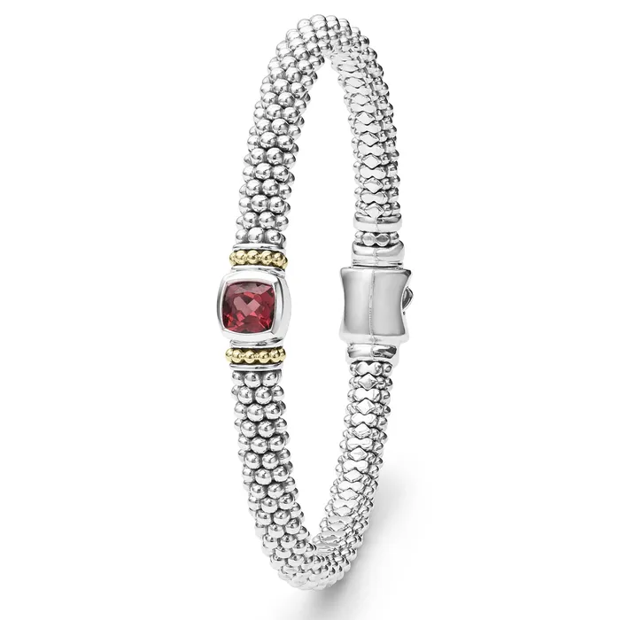 LAGOS Bracelets Rittenhouse Rhodolite Garnet Caviar Bracelet 6mm LAGOS Bracelets Rittenhouse Rhodolite Garnet Caviar Bracelet 6mm