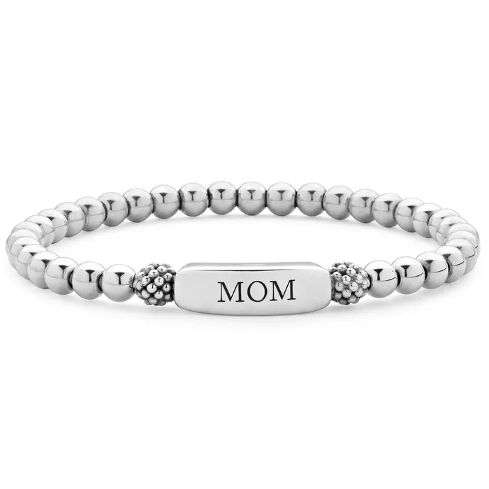 Lagos Bracelets Signature Caviar Mom Stretch Bead Bracelet