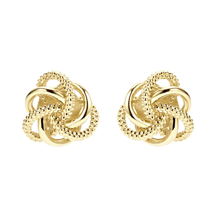 Lagos Earrings Love Knot Small 18K Gold Love Knot Stud Earrings Lagos Earrings Love Knot Small 18K Gold Love Knot Stud Earrings