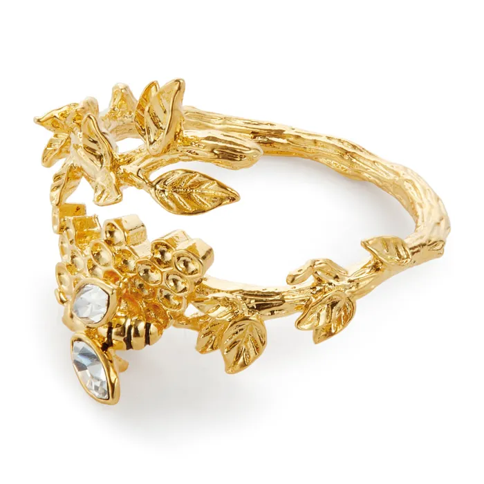 Les Nereides Honeycombs And Bee Adjustable Ring Les Nereides Rings Les Nereides Honeycombs And Bee Adjustable Ring Les Nereides Rings