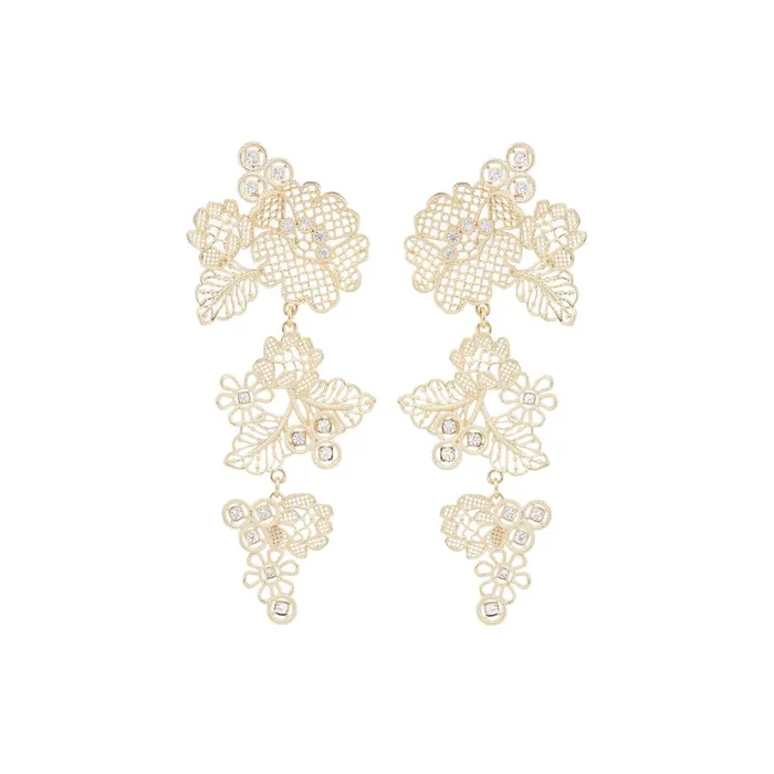 Les Nereides Les Nereides Gold Thread Earrings Earrings