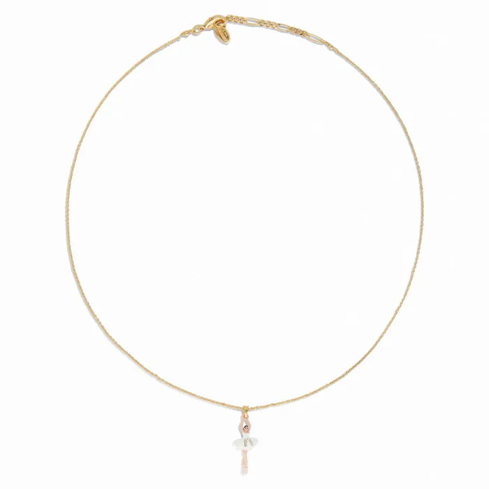 Les Nereides Mini Ballerina And Rhinestones Pendant Necklace Les Nereides Necklaces Les Nereides Mini Ballerina And Rhinestones Pendant Necklace Les Nereides Necklaces