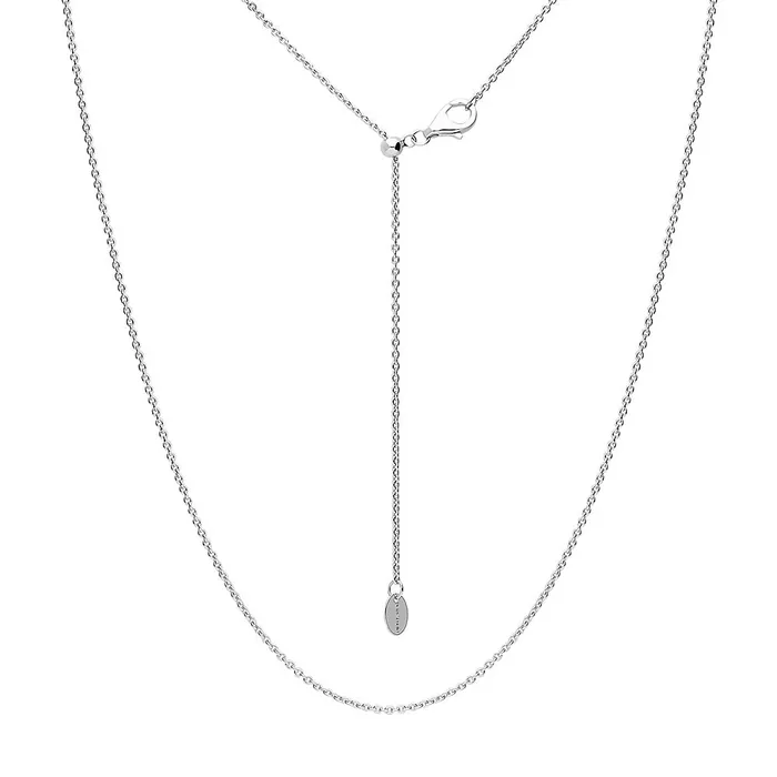 Necklaces BERRICLE Adjustable Slider Rolo Chain Necklace in Sterling Silver
