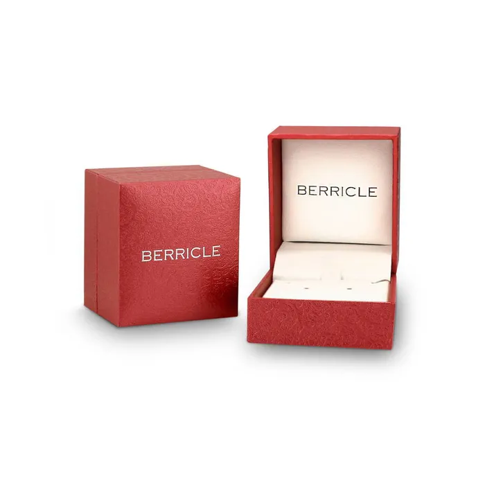 Necklaces BERRICLE Moon CZ Pendant Necklace in Sterling Silver