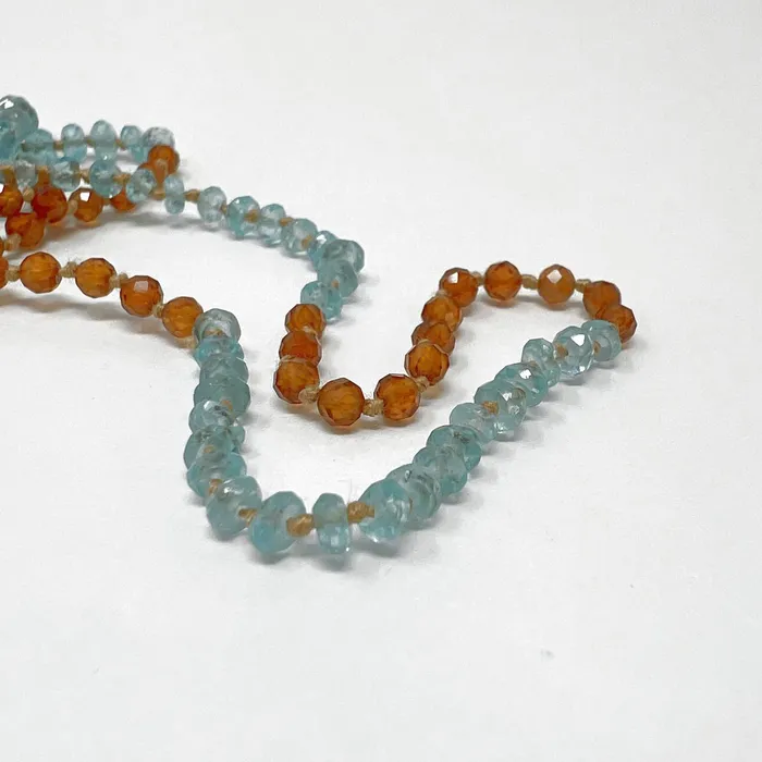 Necklaces Lena Skadegard Lena Skadegard Apatite and Hessonite Necklace