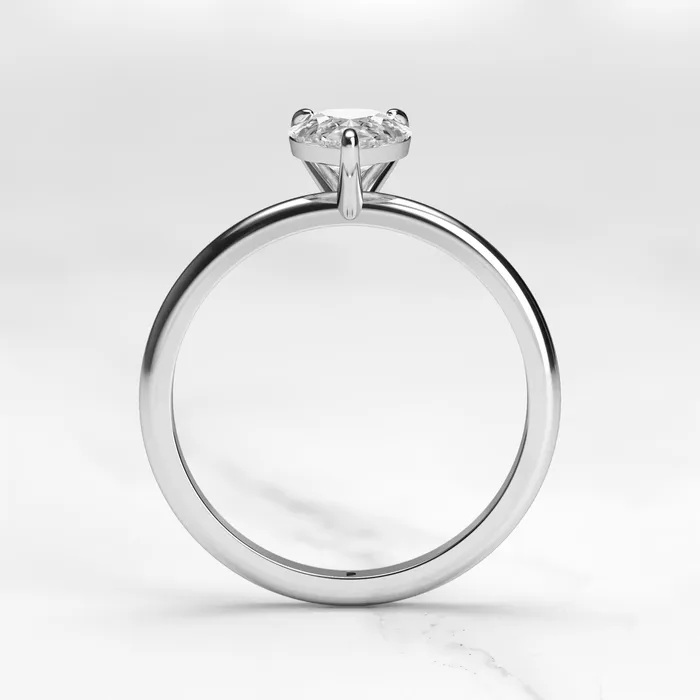 Pear Solitaire Diamond Ring Capucinne Rings
